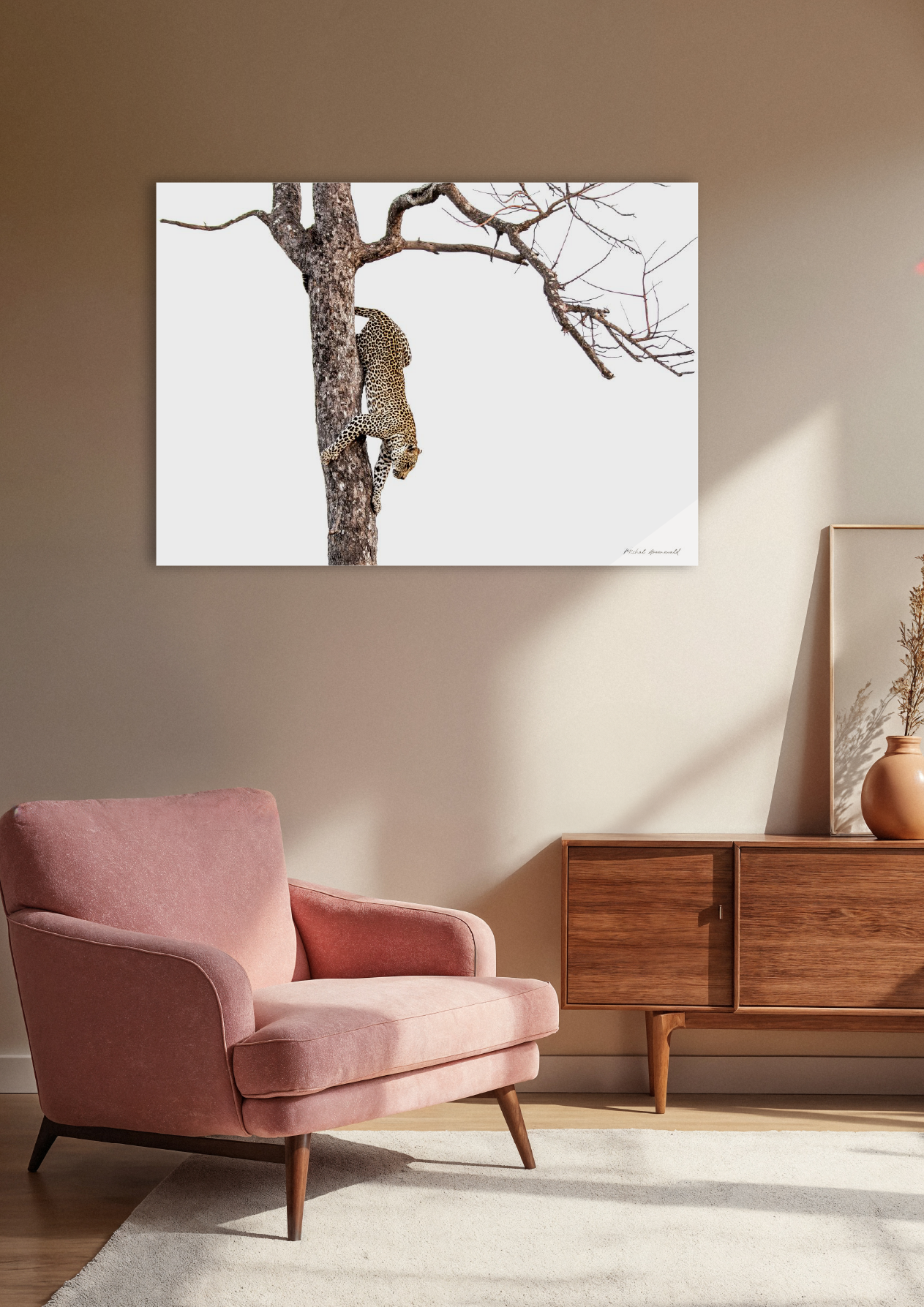 Leopard Down Tree